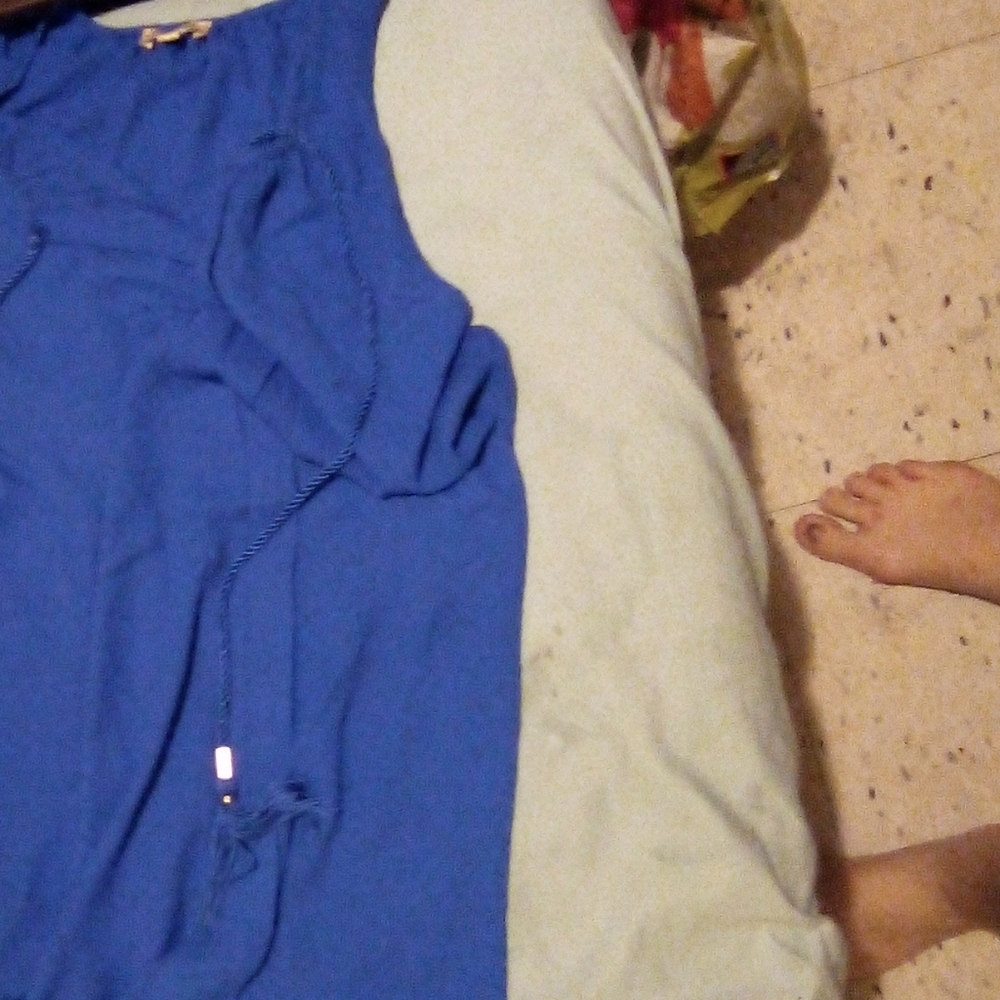 Blue tank top